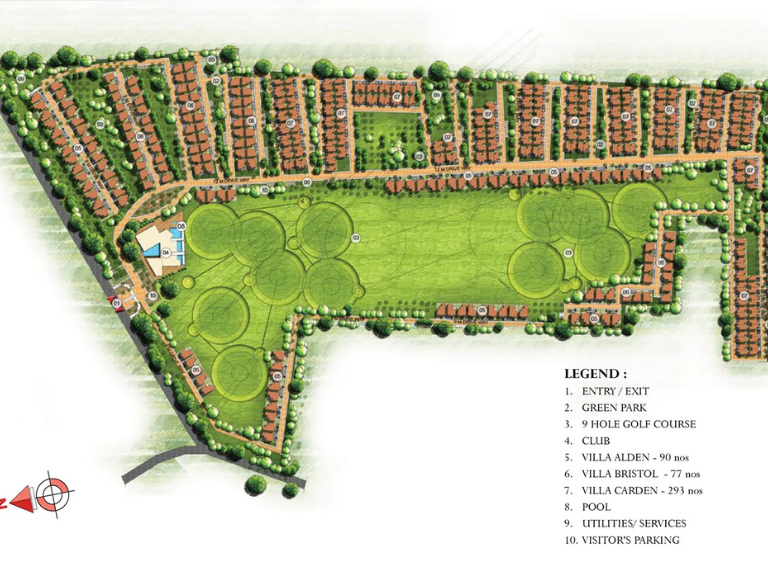 Prestige Augusta Golf Village Master Plan